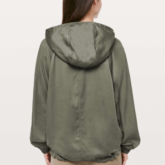 Lululemon City Stroll Hoodie sage grey pullover Tencel 2 yoga hiking outdoor - Picture 3 of 9